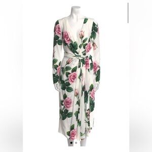 New Dolce & Gabbana Floral Dress Sz 6 / 42 Medium